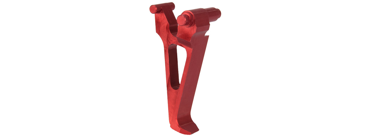 RTA-6463 ANODIZED ALUMINUM TRIGGER FOR AK SERIES (RED - TYPE A) - Click Image to Close