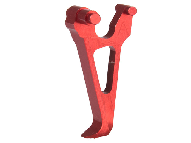 RTA-6463 ANODIZED ALUMINUM TRIGGER FOR AK SERIES (RED - TYPE A)