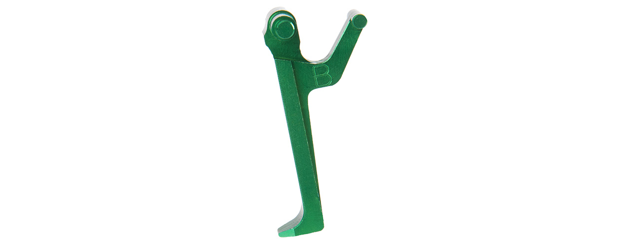 RTA-6783 ANODIZED ALUMINUM TRIGGER FOR AK SERIES (GREEN) - TYPE B - Click Image to Close