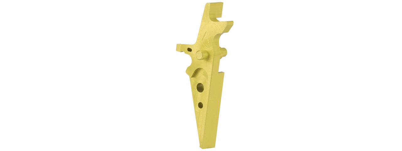 RTA-6803 ANODIZED ALUMINUM TRIGGER FOR AR15 SERIES (YELLOW) - TYPE A