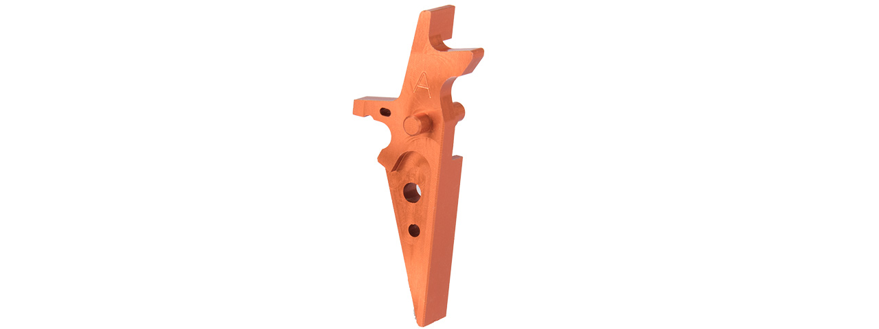 RTA-6804 ANODIZED ALUMINUM TRIGGER FOR AR15 SERIES (ORANGE) - TYPE A