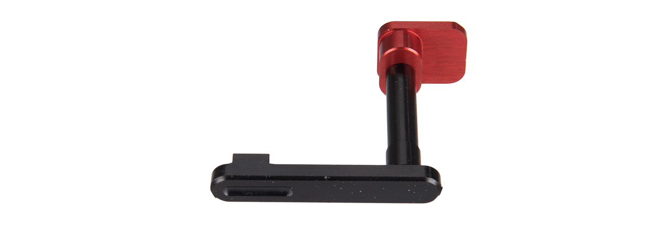 RTA-7040 ANODIZED ALUMINUM MAGAZINE CATCH FOR M4/M16 (RED) - TYPE A - Click Image to Close