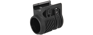 Same As CM-C66 1" FLASHLIGHT / LASER RING MOUNT W/ QD WEAVER MOUNT (BLACK)