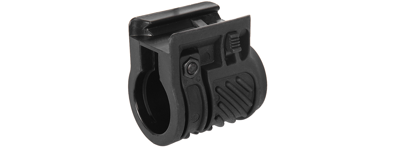 Same As CM-C66 1" FLASHLIGHT / LASER RING MOUNT W/ QD WEAVER MOUNT (BLACK)