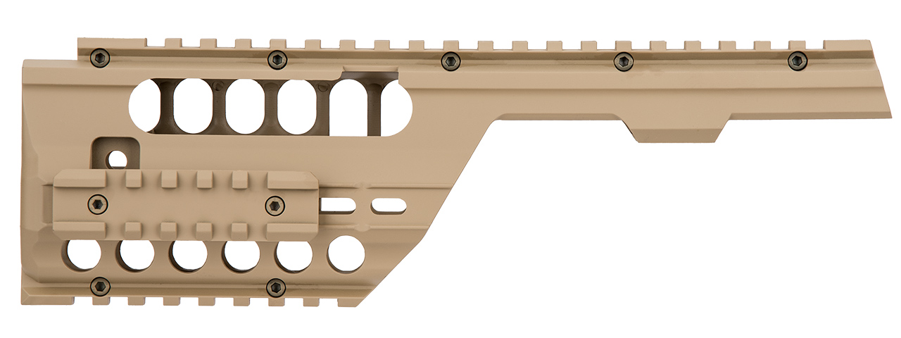 SG-16-1T RAIL SYSTEM FOR M5 SERIES AEGS (TAN) - Click Image to Close