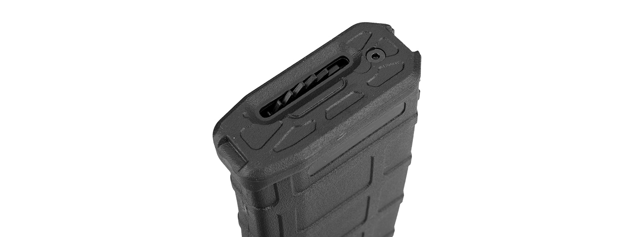 SG-2A-B 330RD WAFFLED POLYMER M4/M16 HIGH CAPACITY AEG MAGAZINE (BLACK) - Click Image to Close