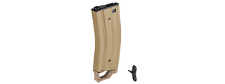 SG-618-1T 330RD M4 / M16 HIGH CAP AIRSOFT AEG MAGAZINE W/ PULL TAB (TAN)