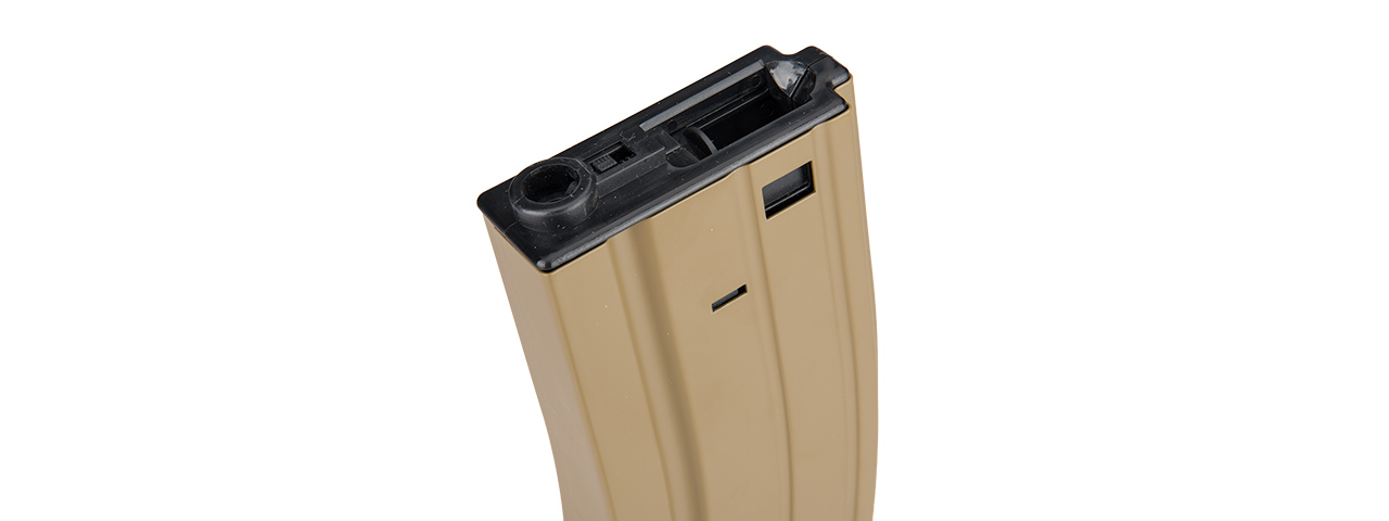 SG-618-1T 330RD M4 / M16 HIGH CAP AIRSOFT AEG MAGAZINE W/ PULL TAB (TAN) - Click Image to Close