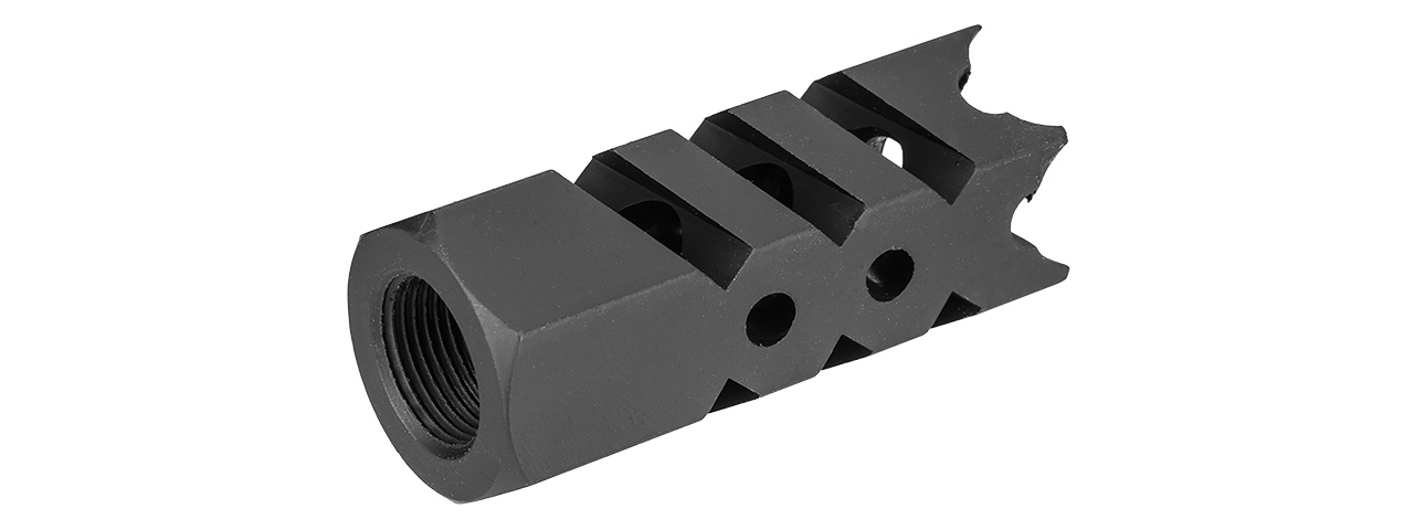 SG-BW60 14MM CCW AIRSOFT GREAT WHITE MUZZLE BRAKE - Click Image to Close