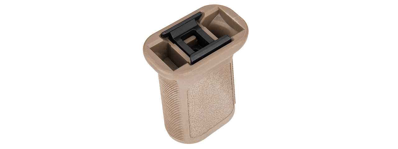SG-GR3-T WARRIOR VERTICAL FOREGRIP W/ 20MM PICATINNY MOUNT (TAN) - Click Image to Close