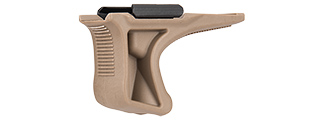 Sentinel Gears Low Profile Angled Grip for Picatinny Rails (Color: Tan)