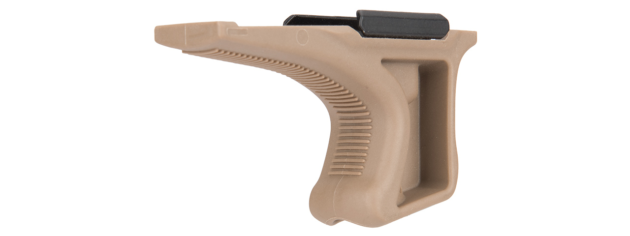 Sentinel Gears Low Profile Angled Grip for Picatinny Rails (Color: Tan) - Click Image to Close
