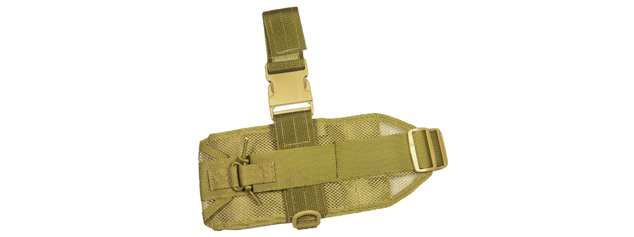 AMA TACTICAL MINI MODULAR DROP LEG MOLLE PANEL - KHAKI