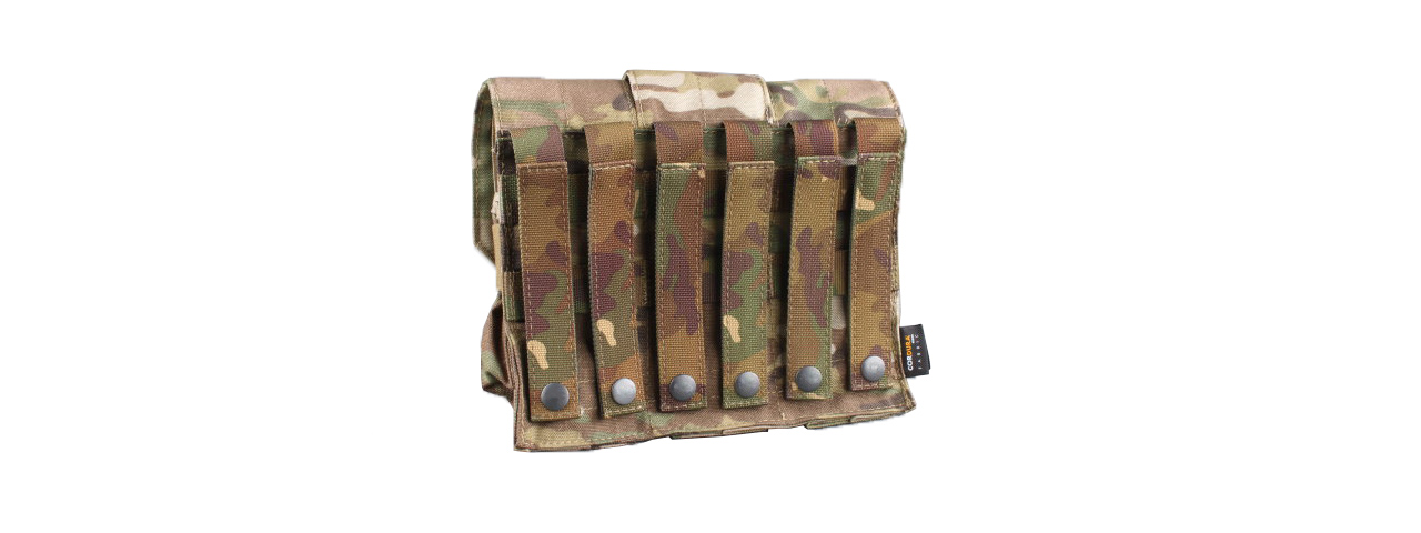 AMA AIRSOFT TACTICAL TRIPLE MAGAZINE POUCH - CAMO - Click Image to Close