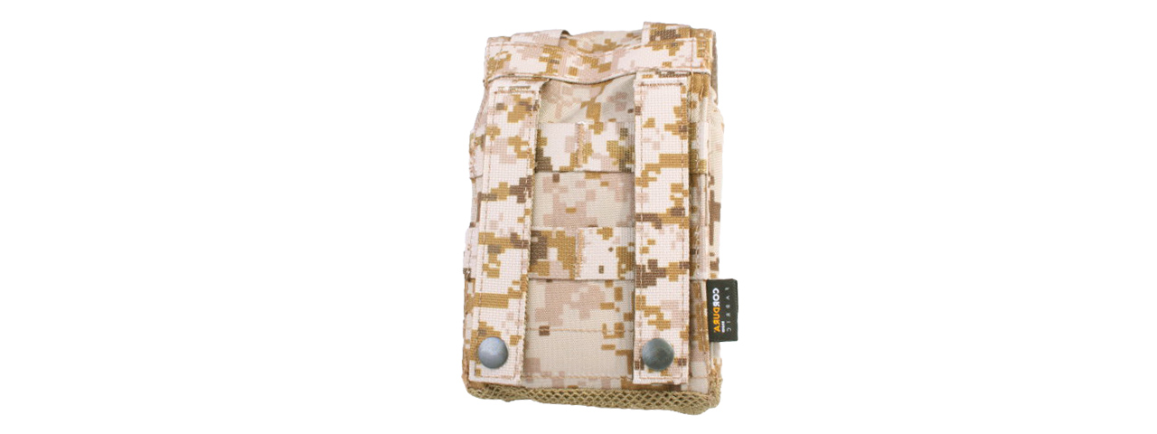 T2172-DD MLCS CANTEEN POUCH w/ PROTECTIVE INSERT (DESERT DIGITAL) - Click Image to Close