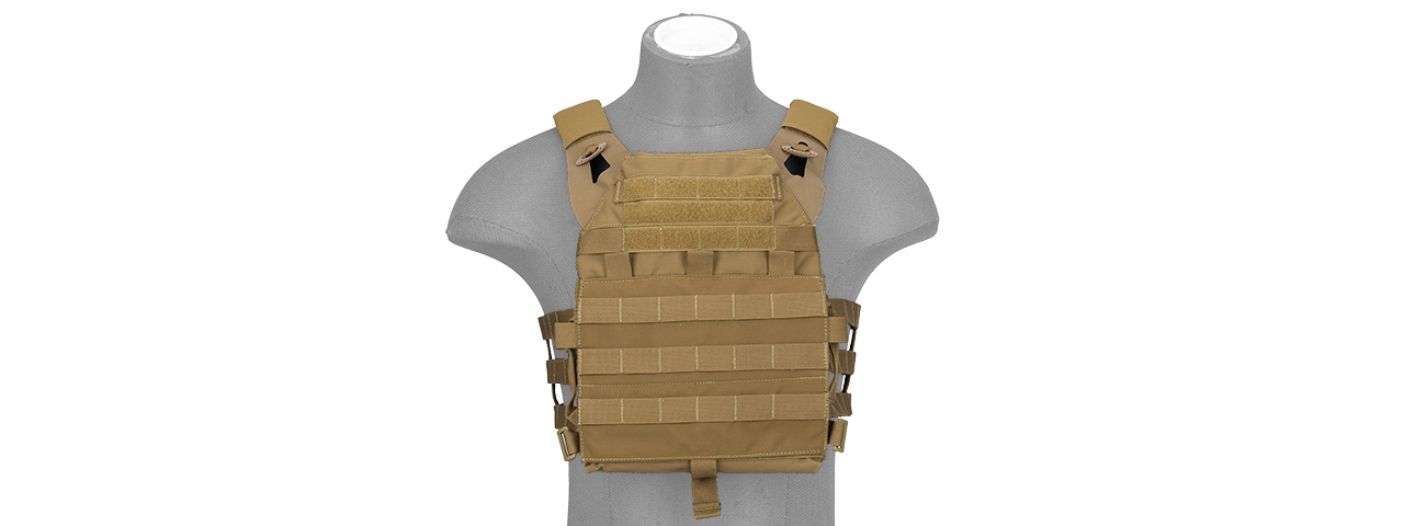 T2423CB VERSATILE LIGHT SCOUT AIRSOFT TACTICAL VEST (COYOTE BROWN)