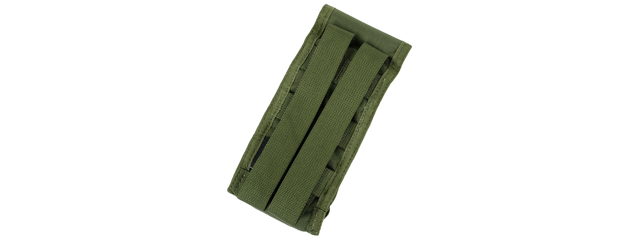 T2491-G DOUBLE M4 MOLLE VERTICAL MAGAZINE POUCH - OLIVE DRAB - Click Image to Close