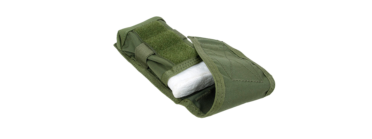 T2491-G DOUBLE M4 MOLLE VERTICAL MAGAZINE POUCH - OLIVE DRAB - Click Image to Close