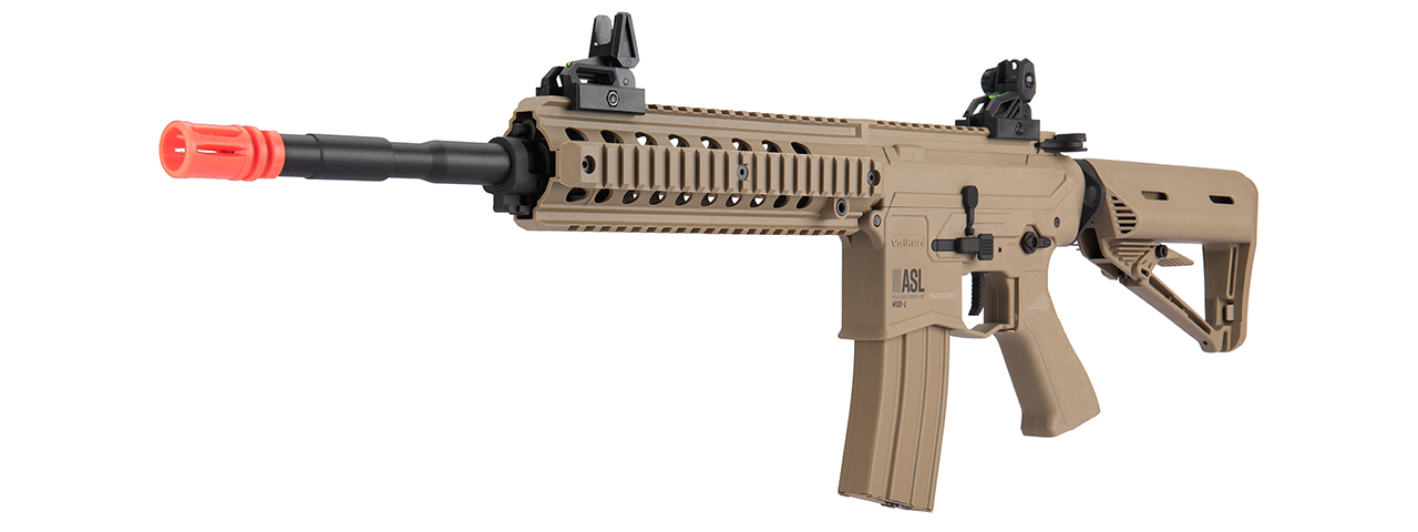 VALKEN-94082 ASL SERIES MOD-L QUAD PICATINNY AIRSOFT RIFLE (TAN)