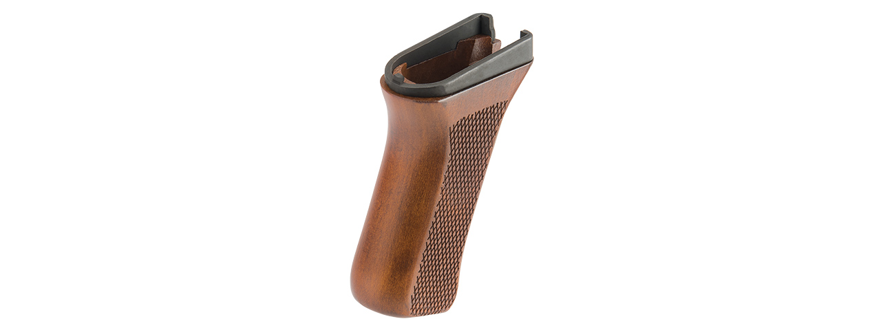 LCT AIRSOFT PISTOL GRIP FOR AK SERIES AEG - WOOD - Click Image to Close