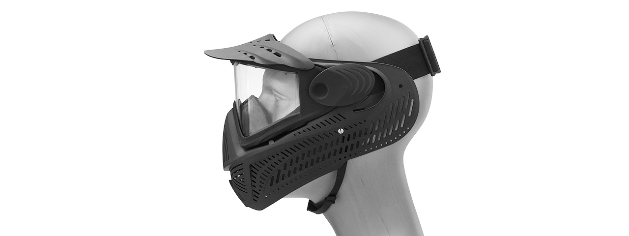 G-Force F2 Single Layer Full Face Mask (BLACK)