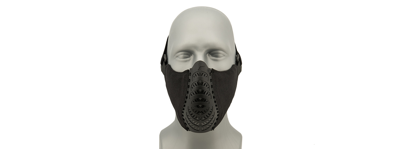G-Force Ventilated Discreet Half Face Mask (BLACK) - Click Image to Close