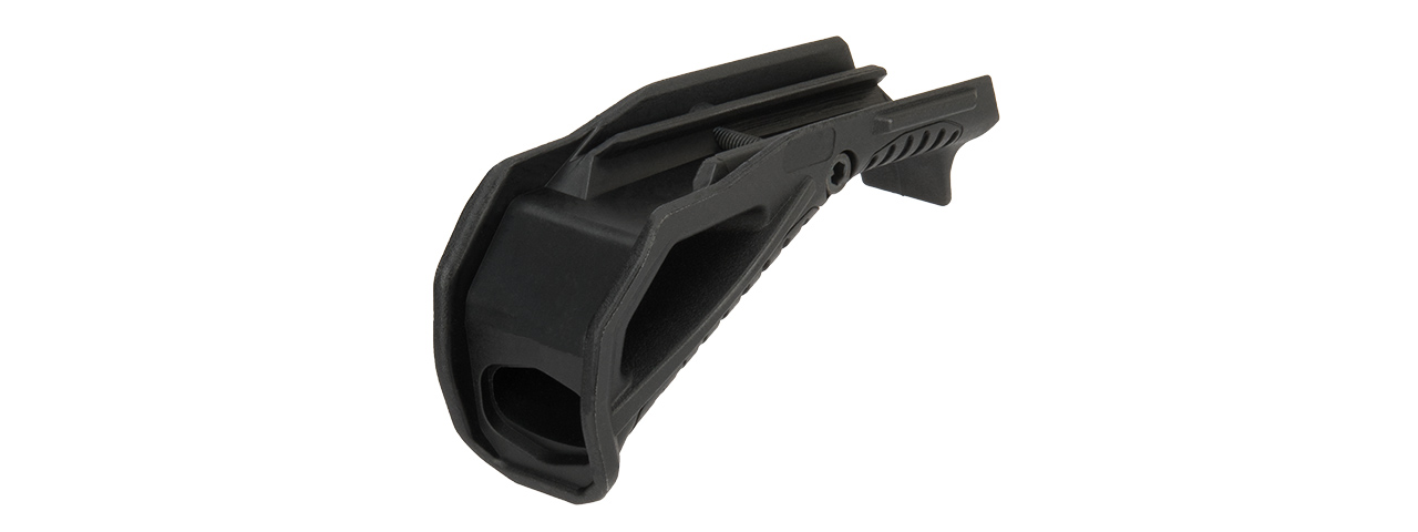 G-Force Picatinny Grooved Angled Foregrip (BLACK) - Click Image to Close