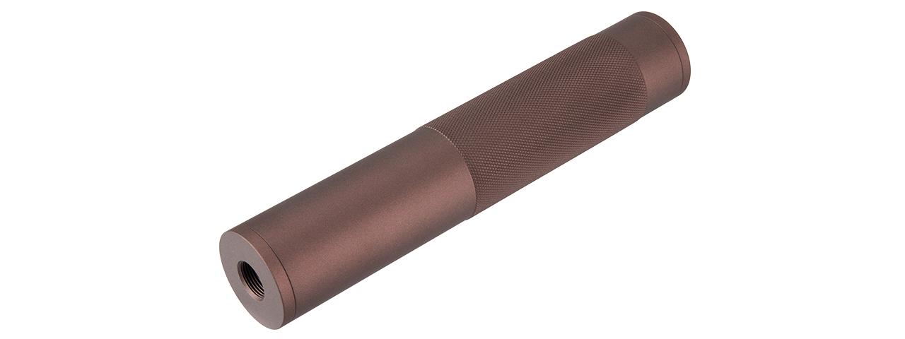 Lancer Tactical NATO Tactical Mock Suppressor - (Burnt Umber) - Click Image to Close