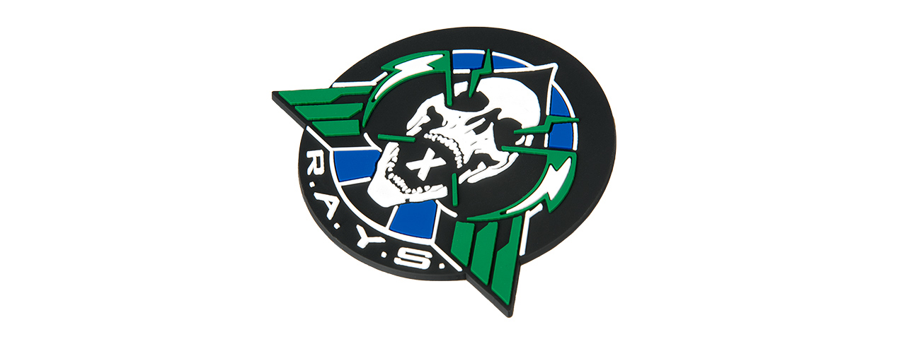 EMERSON "R.A.Y.S" PVC MORALE PATCH (BLACK/GREEN) - Click Image to Close