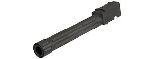 FLUTED / THREADED OUTER BARREL FOR G-SERIES GBB PISTOLS (BLACK)