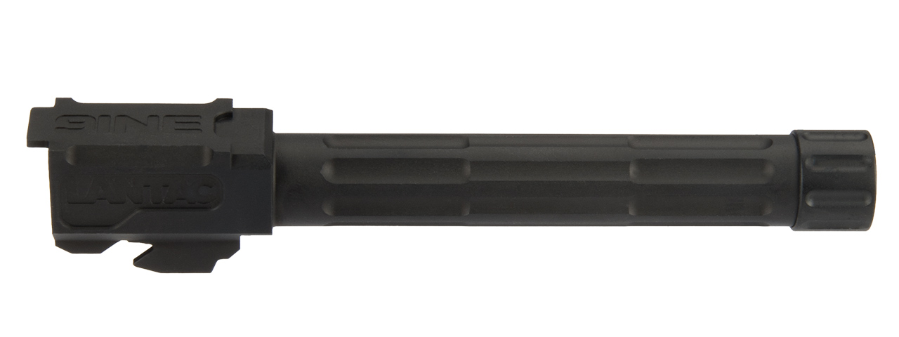 FLUTED / THREADED OUTER BARREL FOR G-SERIES GBB PISTOLS (BLACK)