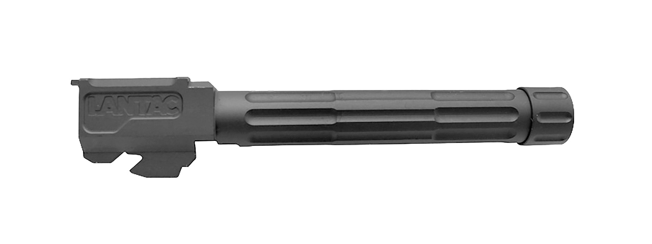 FLUTED / THREADED OUTER BARREL FOR G-SERIES GBB PISTOLS (BLACK)