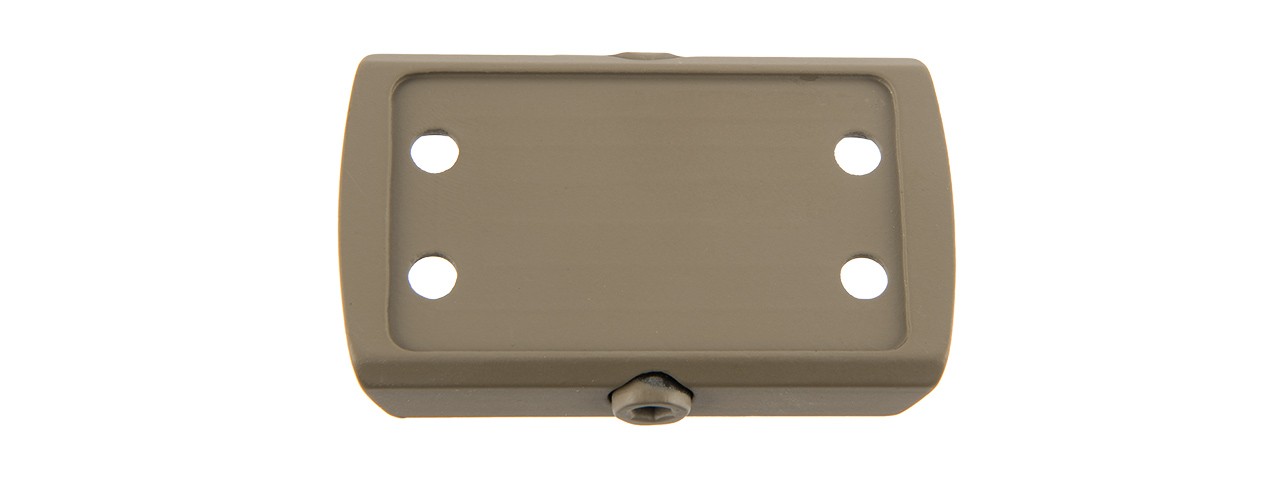 ATLAS CUSTOM WORKS LOW MOUNT FOR SOLAR POWER RED DOT (TAN) - Click Image to Close