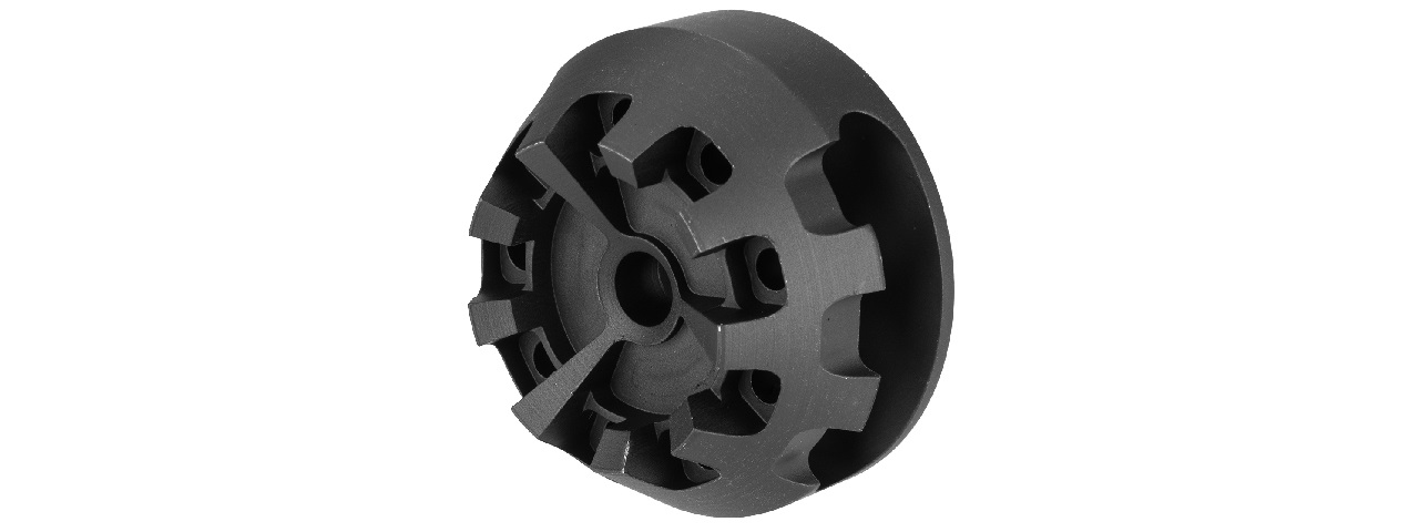 ATLAS CUSTOM WORKS COOKIE CUTTER (TYPE A) COMPENSATOR 14MM CCW (BLACK) - Click Image to Close