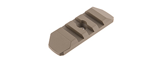 ATLAS CUSTOM WORKS 3-SLOT FULL METAL KEYMOD PICATINNY RAIL SEGMENT (TAN)