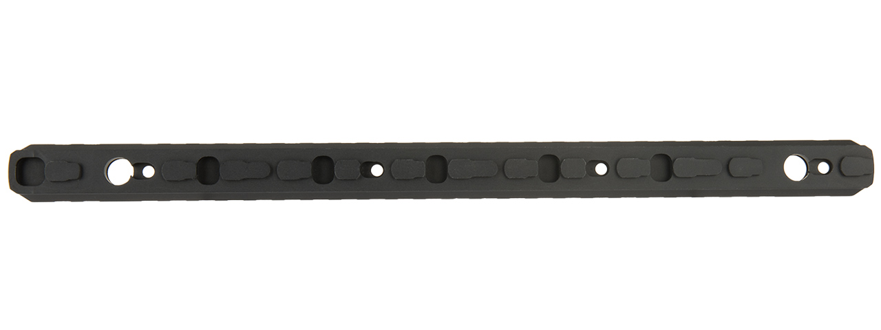 ATLAS CUSTOM WORKS 26-SLOT FULL METAL KEYMOD PICATINNY RAIL SEGMENT (BLACK)