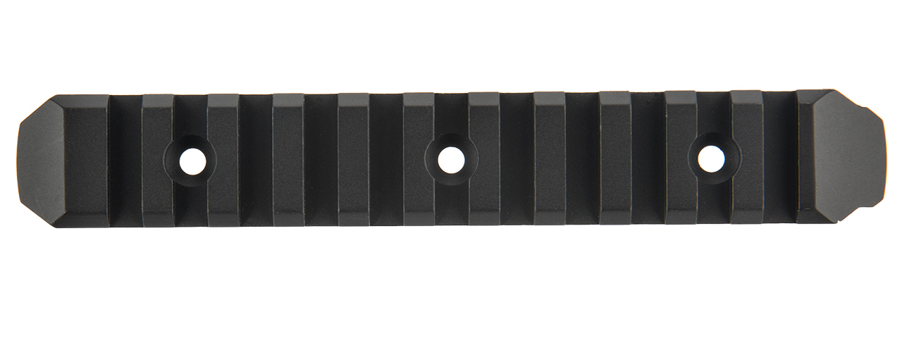 ATLAS CUSTOM WORKS 11-SLOT KEYMOD PICATINNY RAIL SEGMENT (BLACK)