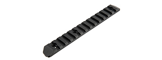 ATLAS CUSTOM WORKS 13-SLOT KEYMOD PICATINNY RAIL SEGMENT (BLACK)