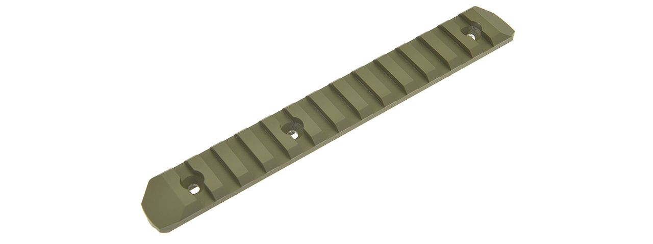 ATLAS CUSTOM WORKS 13-SLOT KEYMOD PICATINNY RAIL SEGMENT (TAN)