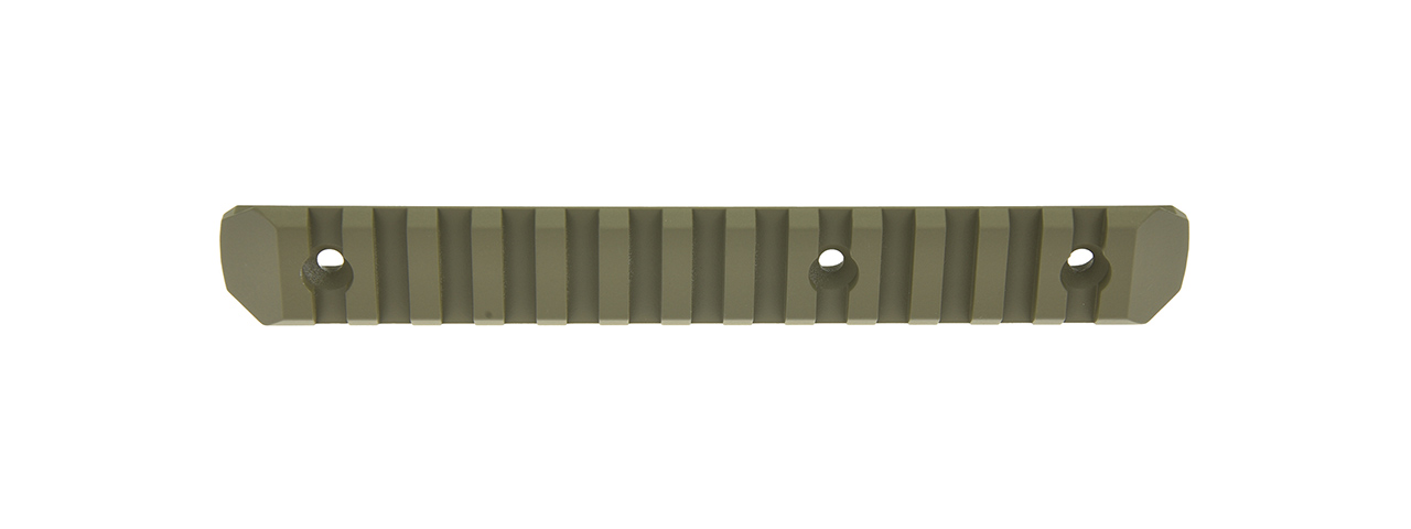 ATLAS CUSTOM WORKS 13-SLOT KEYMOD PICATINNY RAIL SEGMENT (TAN) - Click Image to Close