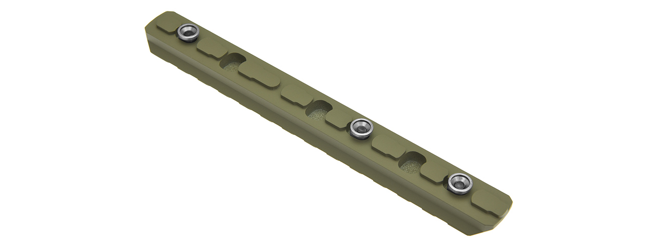 ATLAS CUSTOM WORKS 13-SLOT KEYMOD PICATINNY RAIL SEGMENT (TAN) - Click Image to Close