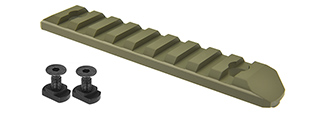 ATLAS CUSTOM WORKS 9-SLOT M-LOK PICATINNY RAIL SEGMENT (DARK EARTH)