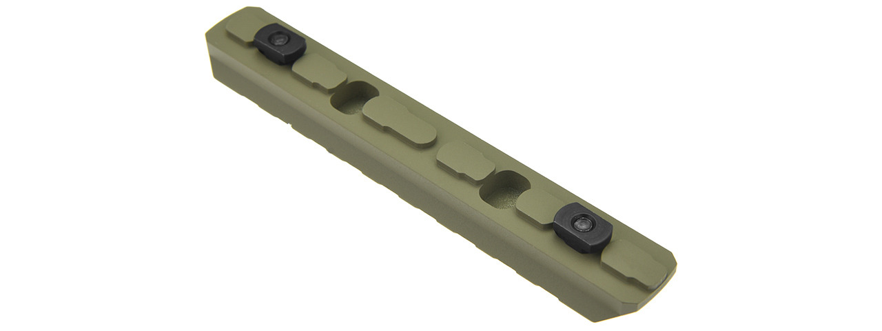 ATLAS CUSTOM WORKS 9-SLOT M-LOK PICATINNY RAIL SEGMENT (DARK EARTH) - Click Image to Close