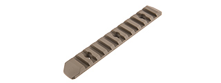 ATLAS CUSTOM WORKS 11-SLOT M-LOK PICATINNY RAIL SEGMENT- TAN