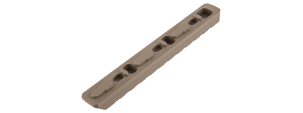 ATLAS CUSTOM WORKS 11-SLOT M-LOK PICATINNY RAIL SEGMENT- TAN