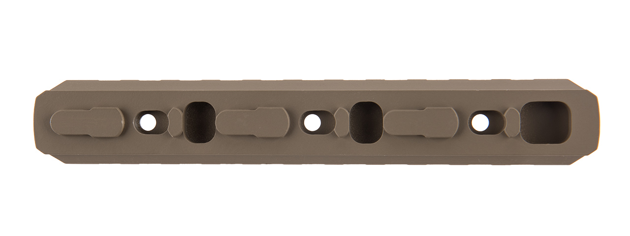 ATLAS CUSTOM WORKS 11-SLOT M-LOK PICATINNY RAIL SEGMENT- TAN