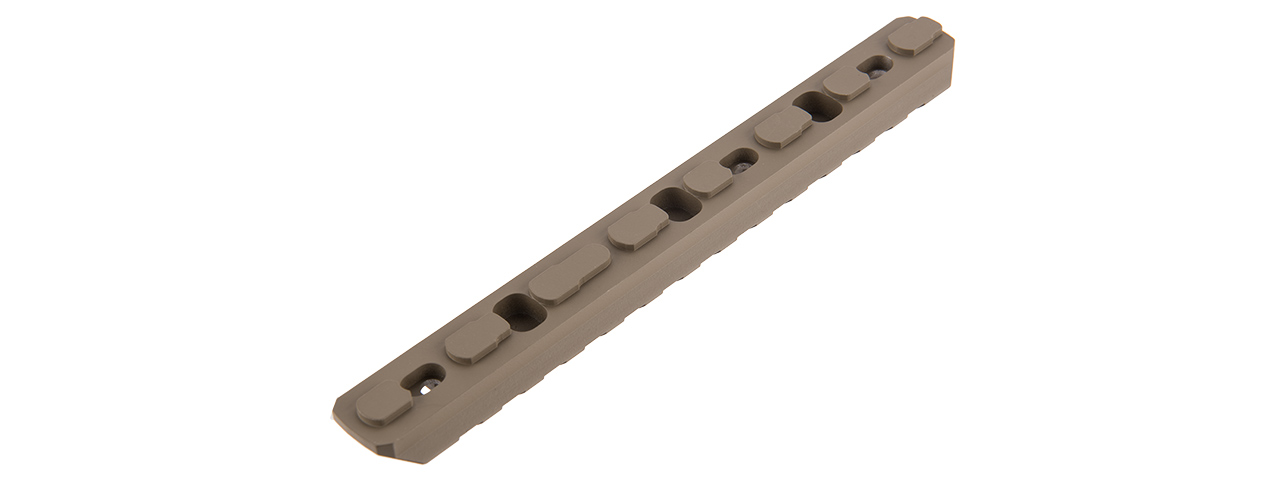 ATLAS CUSTOM WORKS 13-SLOT M-LOK PICATINNY RAIL SEGMENT (TAN) - Click Image to Close