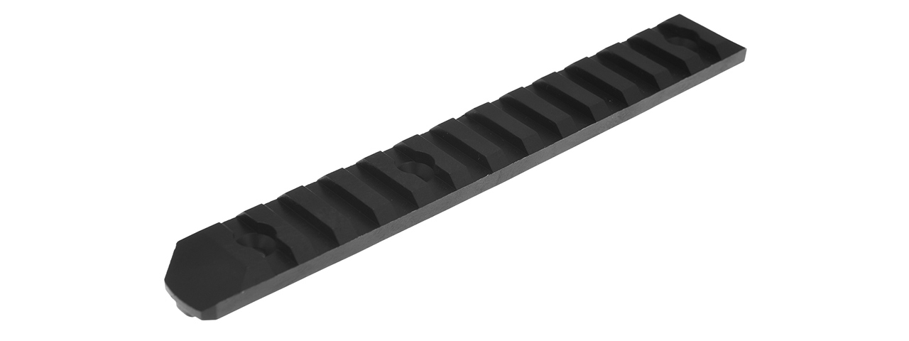 ATLAS CUSTOM WORKS 6 PIECE M-LOK POLYMER PICATINNY RAIL SET (BLACK) - Click Image to Close