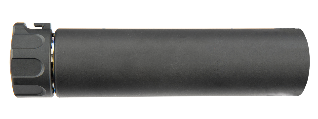 ATLAS CUSTOM WORKS FULL METAL SOCOM QD BARREL EXTENSION W/ FLASH HIDER [MINI] (BLACK) - Click Image to Close