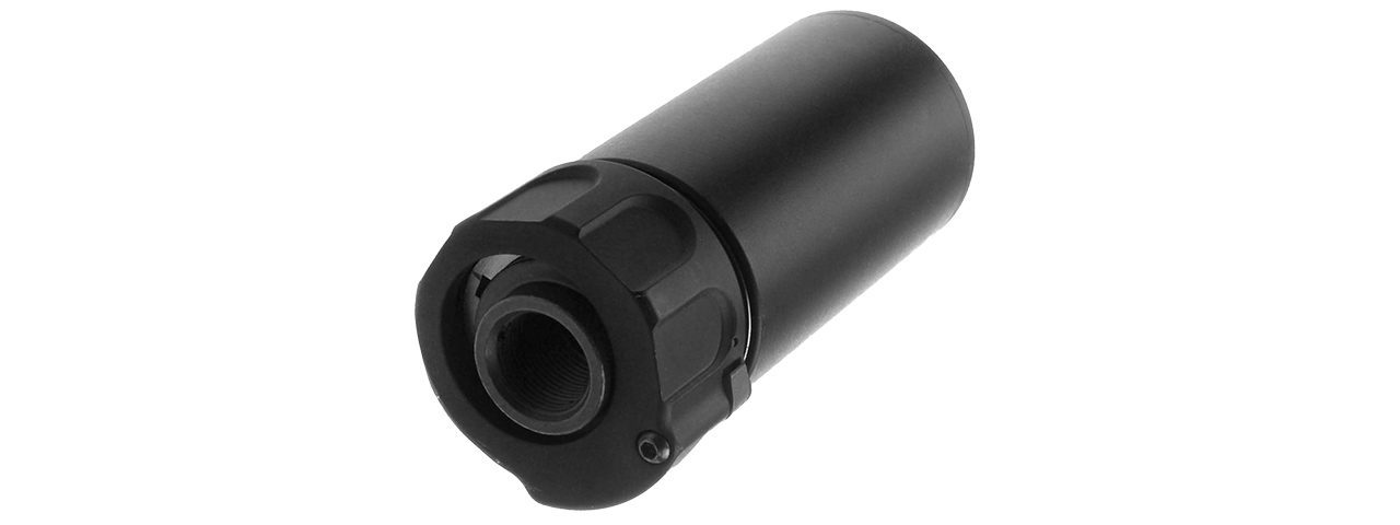 ATLAS CUSTOM WORKS FULL METAL SOCOM QD BARREL EXTENSION W/ FLASH HIDER [MINI] (BLACK)